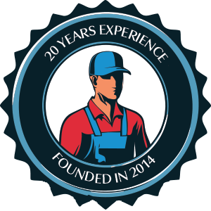 20 years experience - founded in 2014 badge