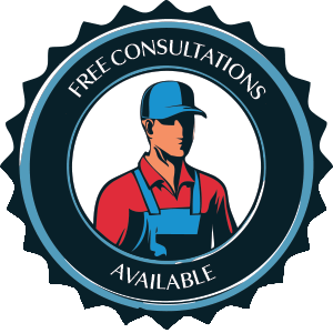 free consultations available badge